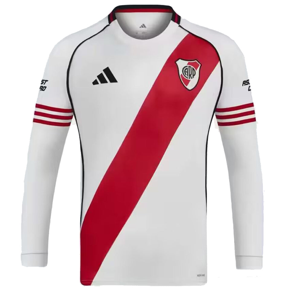 jersey 2025/26 river plate local manga larga versión fan