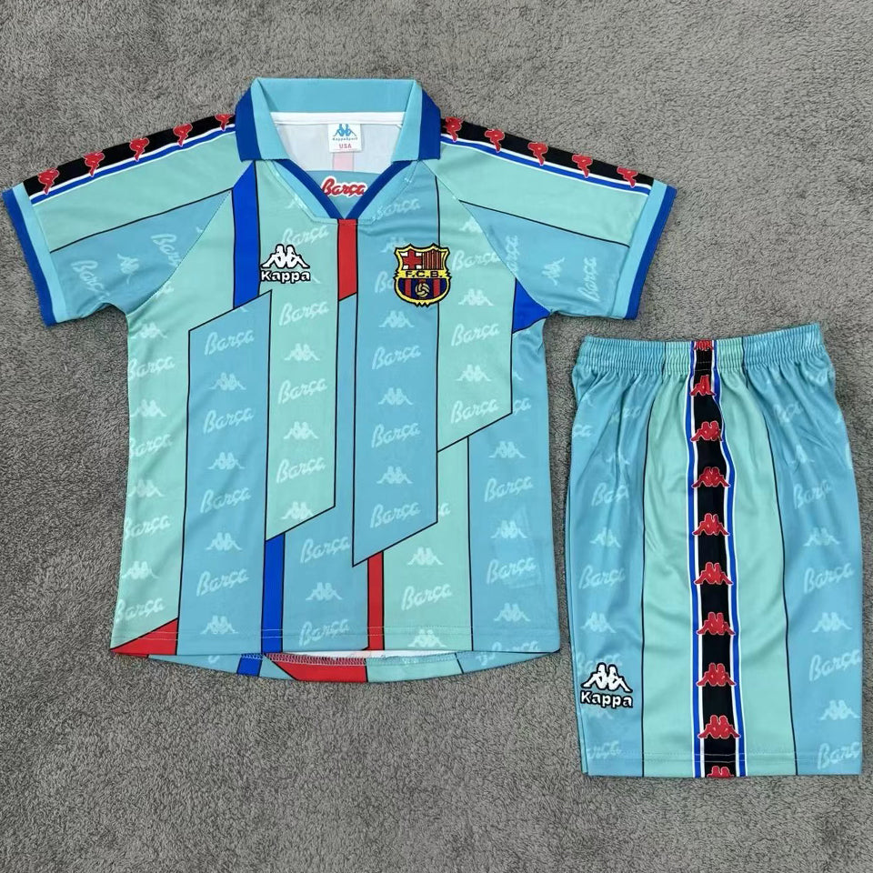 jersey 1996/97 barcelona visitante manga corta niño retro