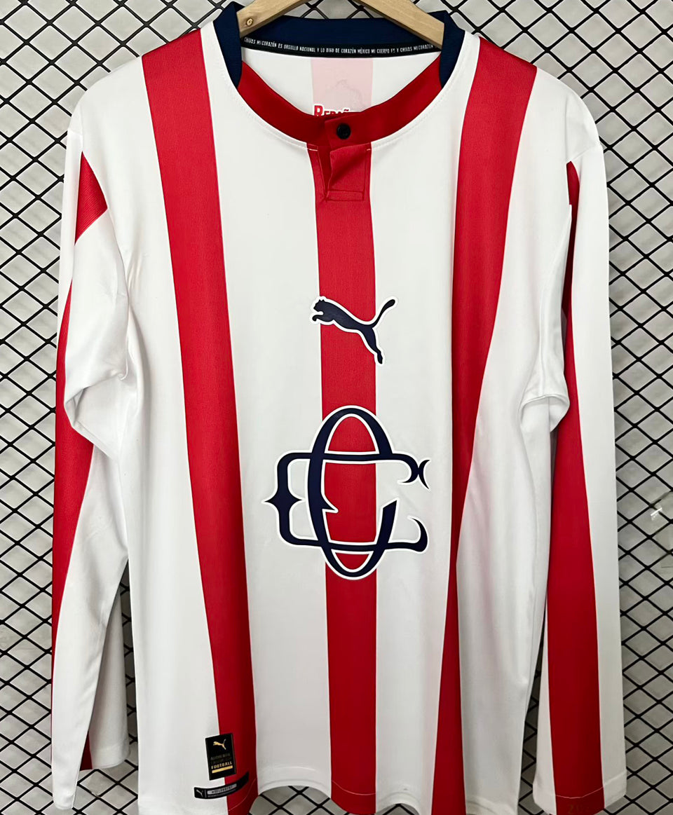 jersey 2026/27 chivas especial manga larga versión fan retro