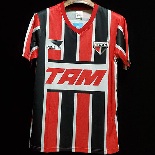 jersey 1993 sao paulo especial manga corta versión fan retro