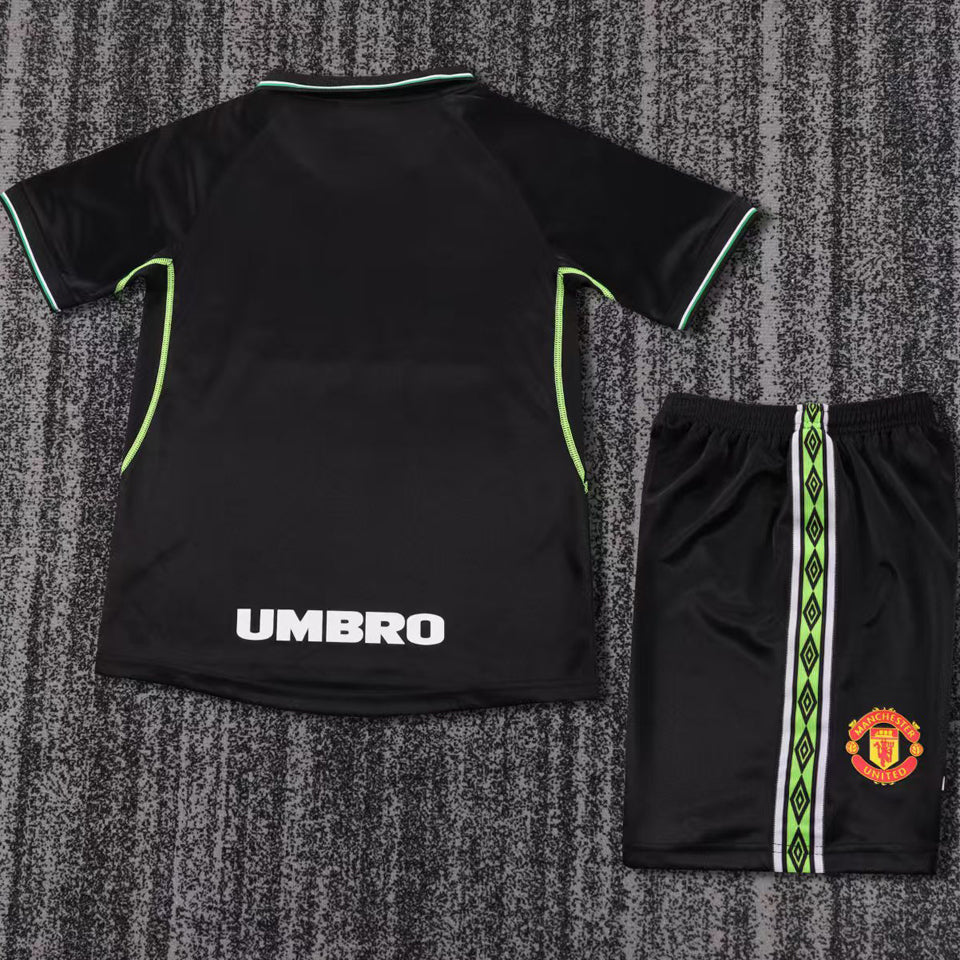 Jersey 1998/1999 Manchester United Visitante Manga corta Niño Retro