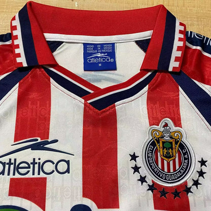 Jersey 1999/2000 Chivas Local Manga larga Versión Fan Retro