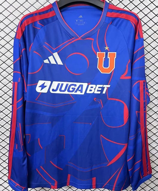 Jersey 2026/27 Universidad de Chile Local Manga larga Versión Fan