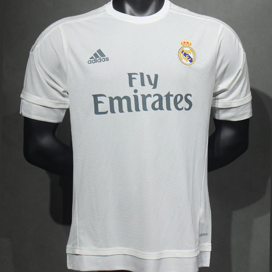 Jersey 2015/16 Real Madrid Local Manga corta Versión Jugador Retro