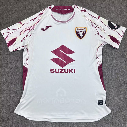 Jersey 2025/26 Torino Visitante Manga corta Versión Fan