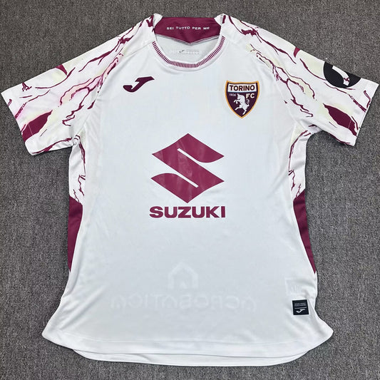 Jersey 2025/26 Torino Visitante Manga corta Versión Fan