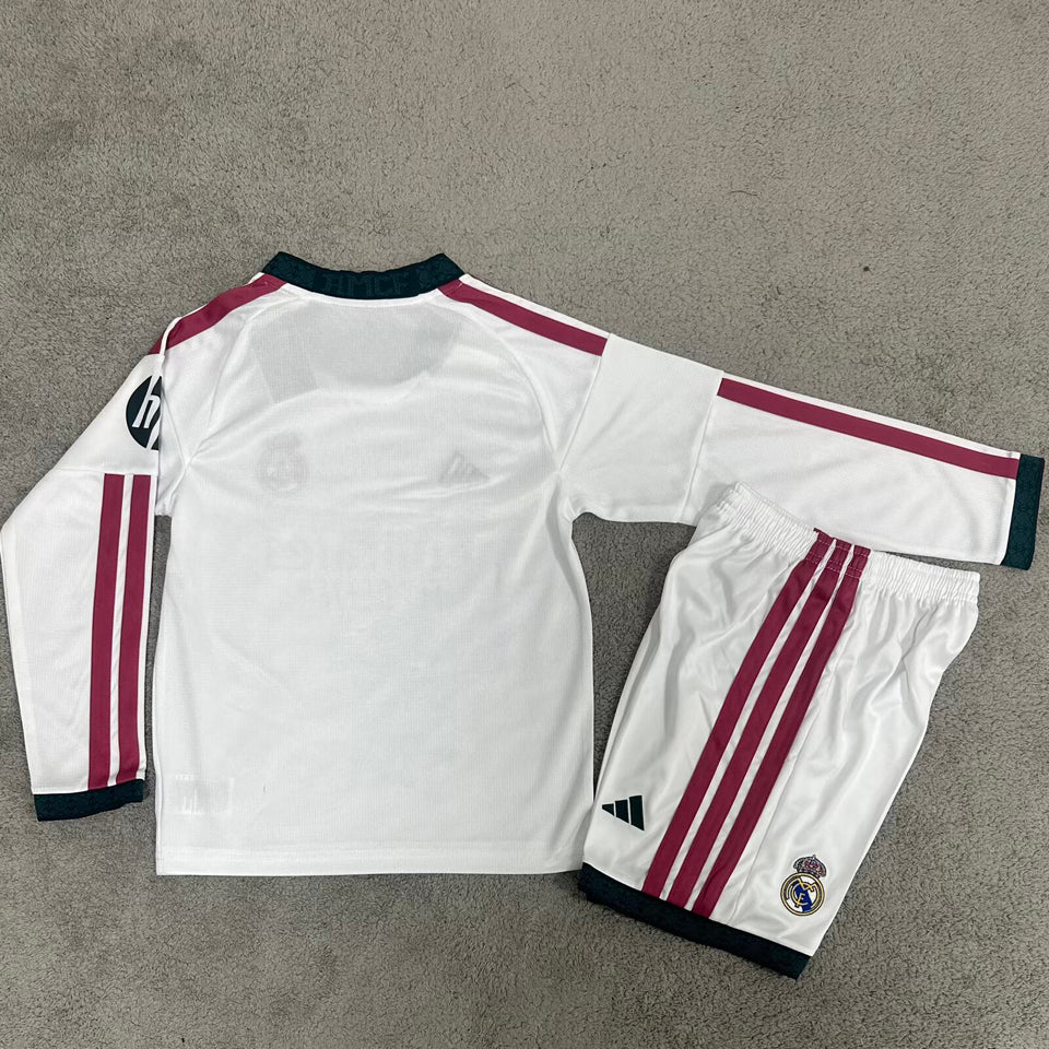 jersey 2026/27 real madrid local manga larga niño
