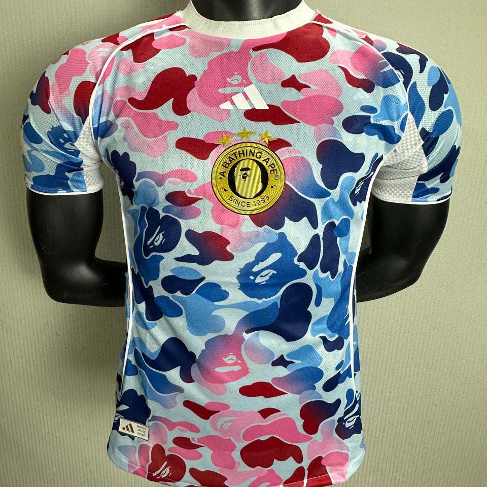 jersey 2025/26 ad x ape especial manga corta versión jugador