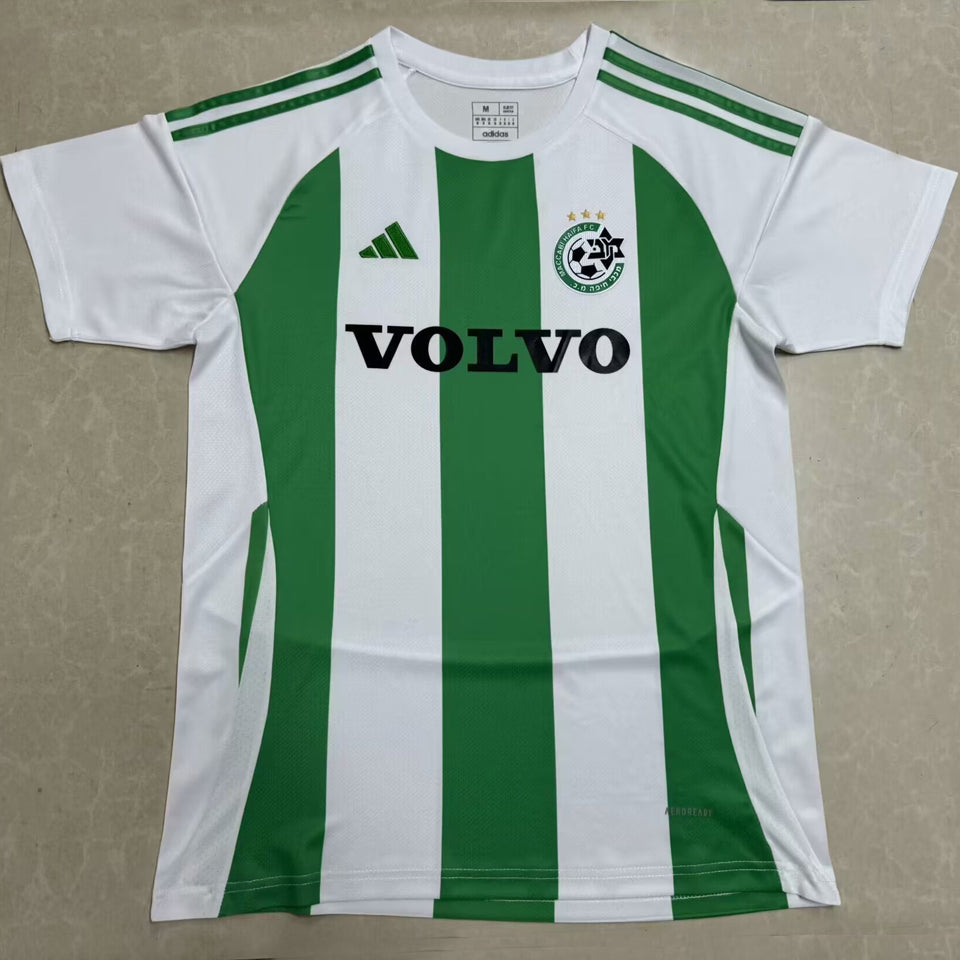 Jersey 2024/25 Maccabi Haifa Local Manga corta Versión Fan
