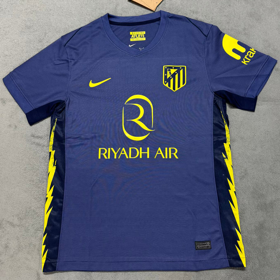 jersey 2025/26 atletico de madrid visitante manga corta versión fan