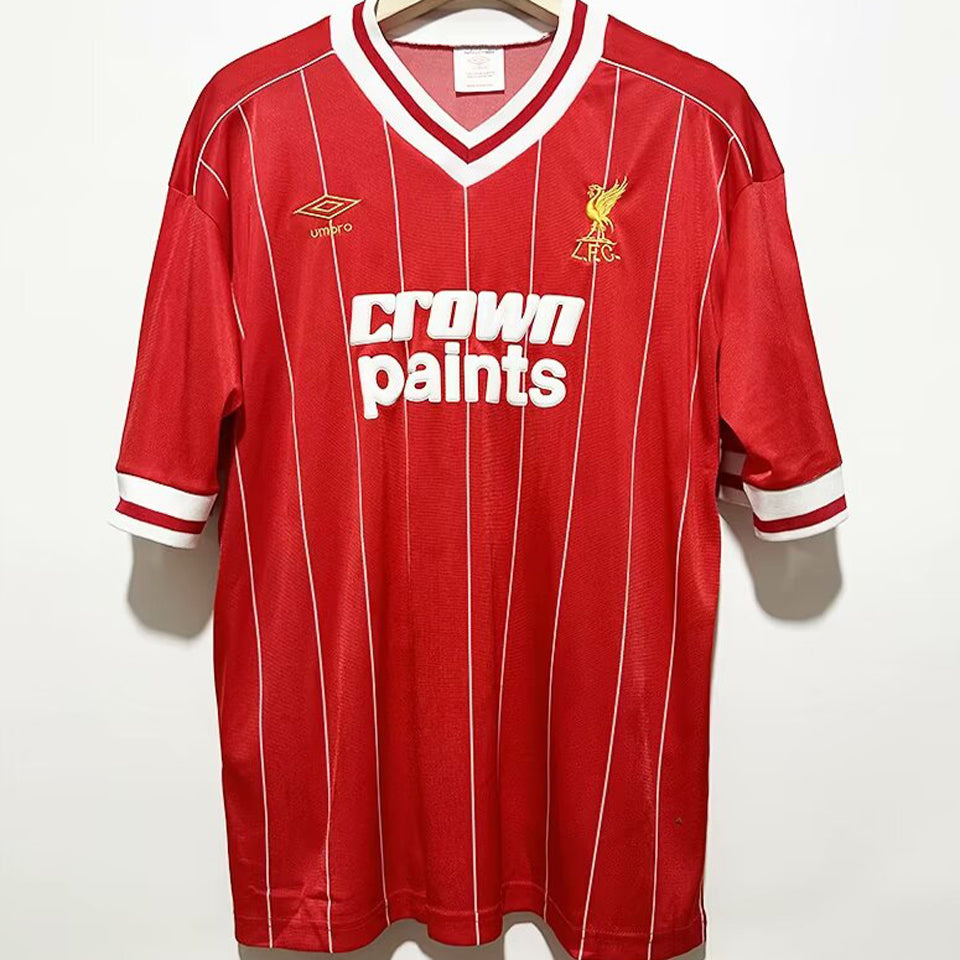 Jersey 1981/82 Liverpool Local Manga corta Versión Fan Retro
