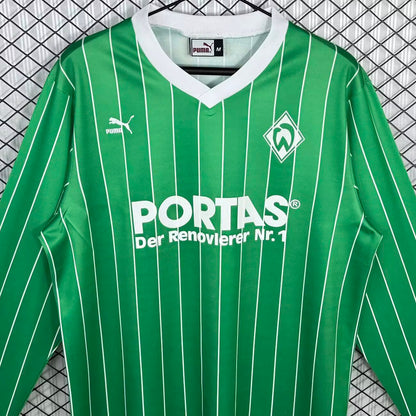 Jersey 1988/1989 Werder Bremen Visitante Manga larga Versión Fan