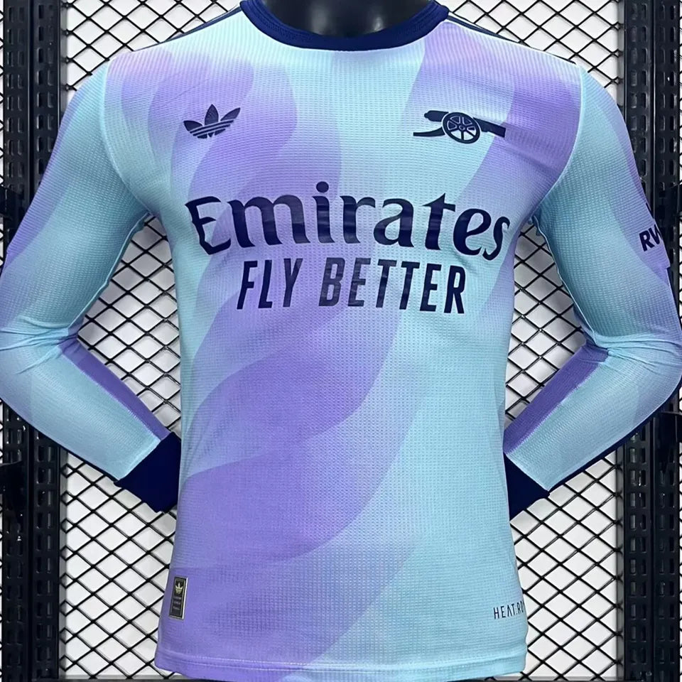 Jersey 2024/25 Arsenal Tercero Manga larga Versión Jugador