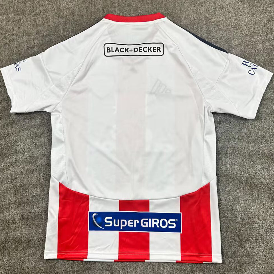 Jersey 2025/26 Junior Barranquila Atletico Local Manga corta Versión Fan