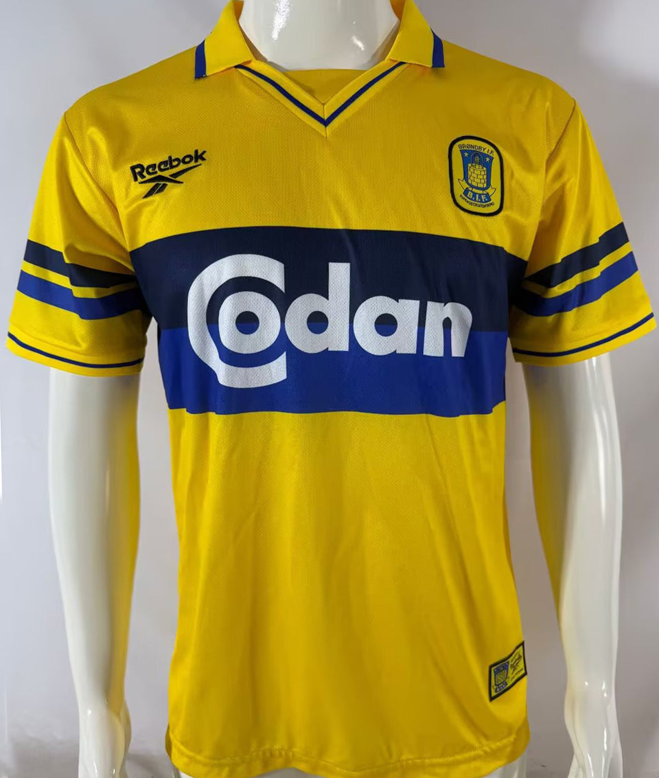 jersey 1999/2000 brøndby if local manga corta versión fan retro