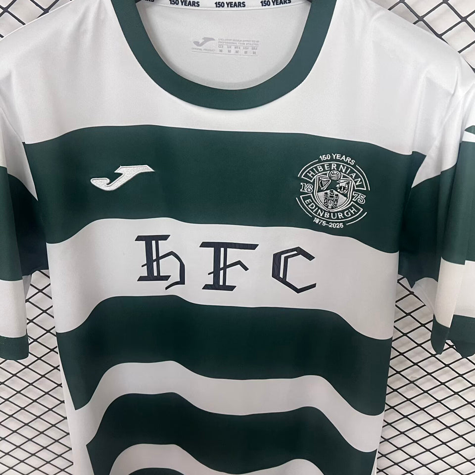 Jersey 2025/26 Hibernian Especial Manga corta Versión Fan