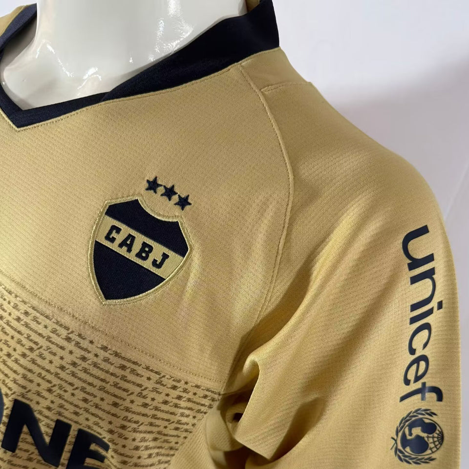 jersey 2007/2008 boca visitante manga corta versión fan retro