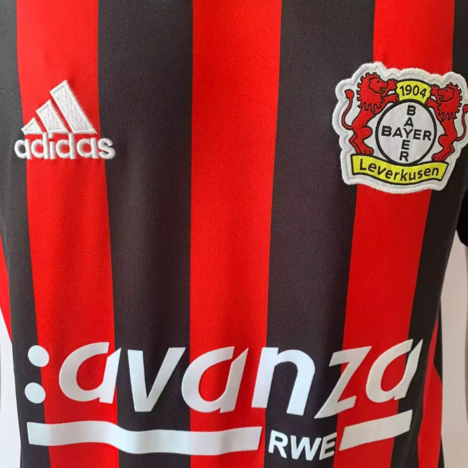 jersey 2000/2001 leverkusen local manga corta versión fan retro