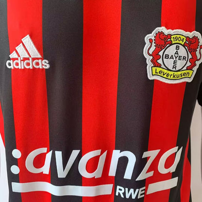 Jersey 2000/2001 Leverkusen Local Manga corta Versión Fan Retro