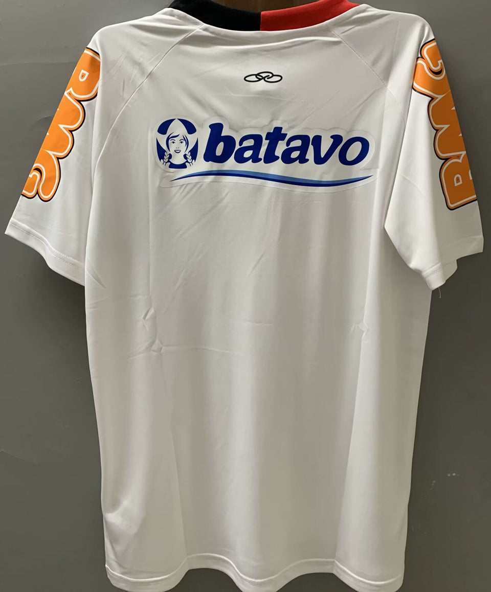 jersey 2010 flamengo visitante manga corta versión fan retro