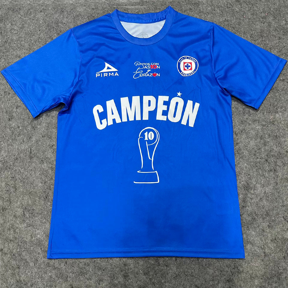 jersey 2026 cruz azul champion especial manga corta versión fan