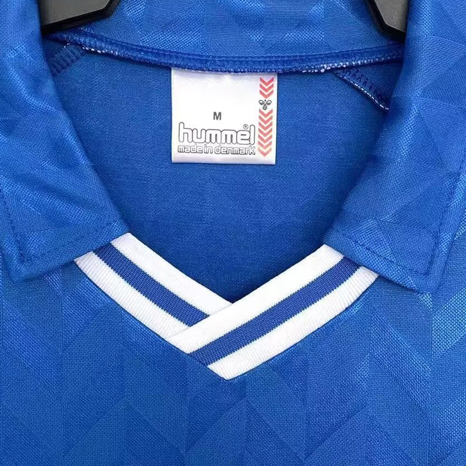 jersey 1986/87 real madrid visitante manga corta versión fan retro