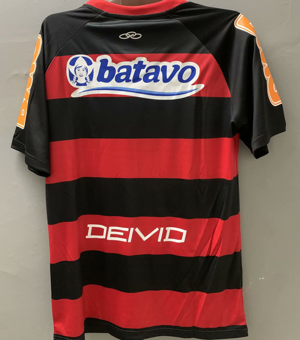 jersey 2010 flamengo local manga corta versión fan retro