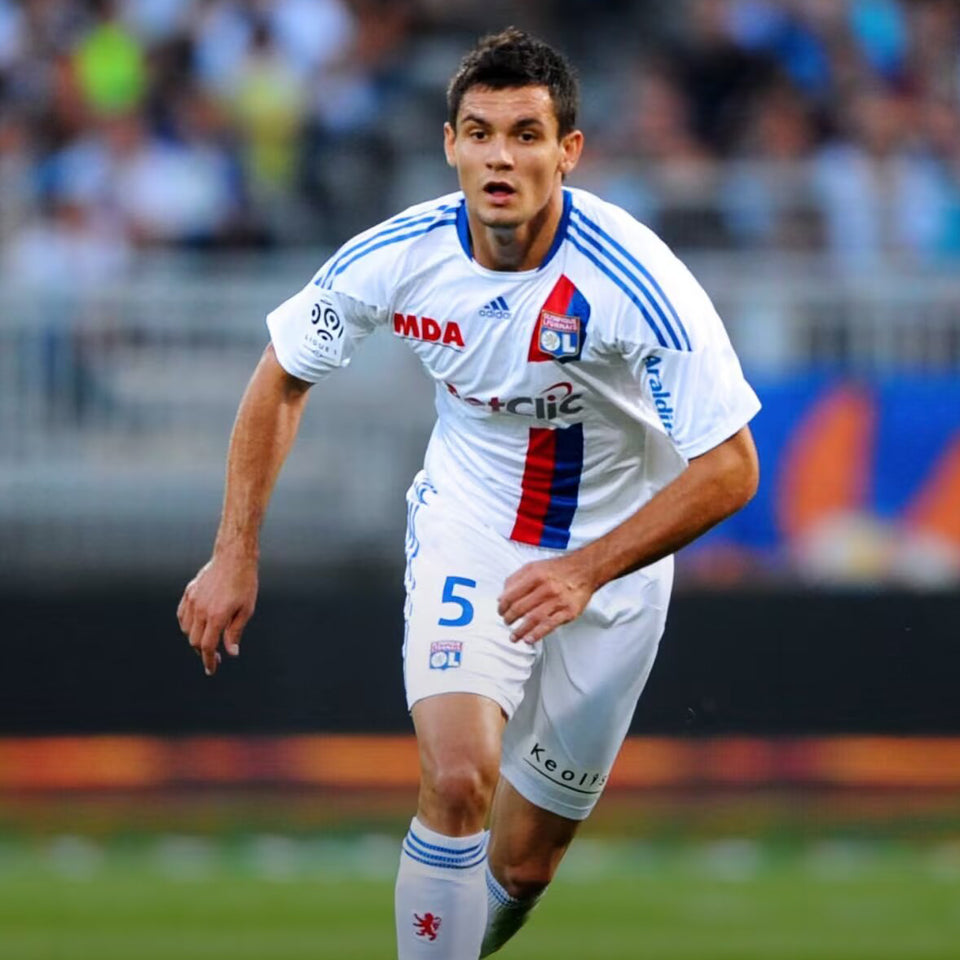 jersey 2010/11 lyon local manga corta versión fan retro