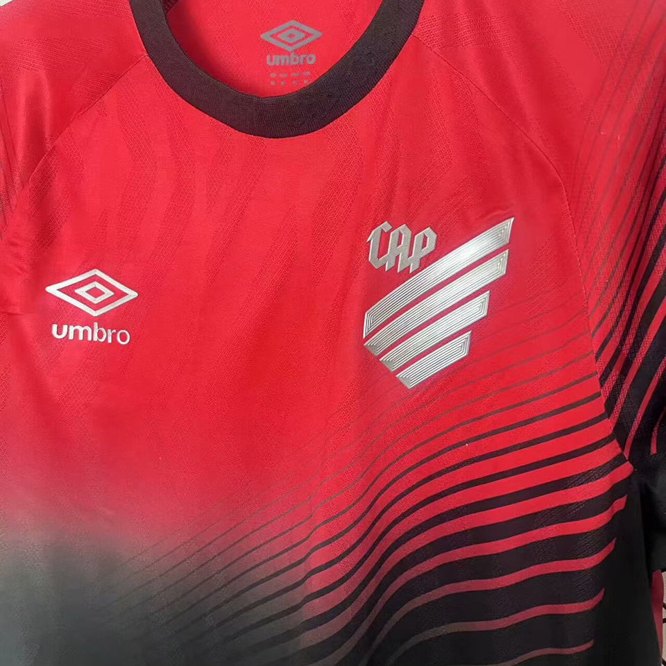 jersey 2025/26 athletico paranaense local manga corta versión fan