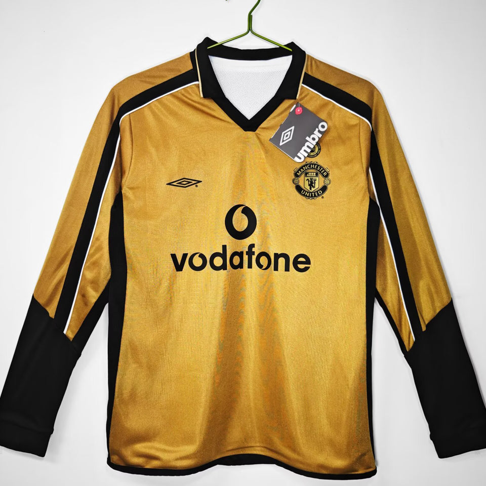 jersey 2001/02 manchester united especial manga larga versión fan retro