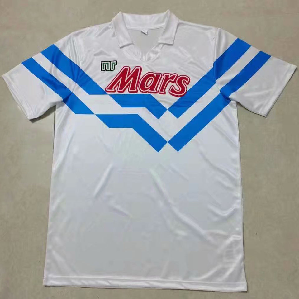 jersey 1988/89 napoli visitante manga corta versión fan retro