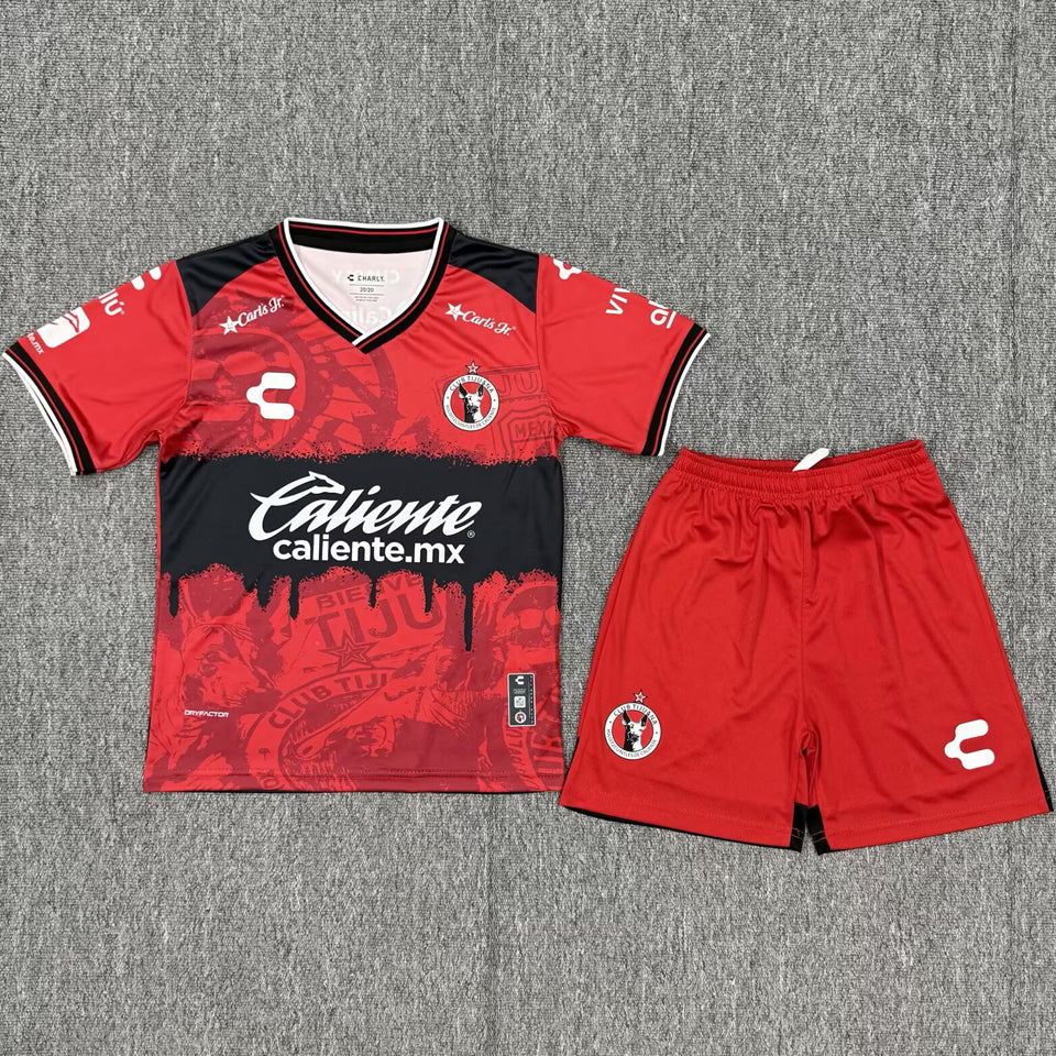 Jersey 2025/26 Tijuana Local Manga corta Niño