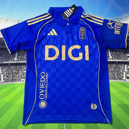 Jersey 2025/26 Real Oviedo Local Manga corta Versión Fan