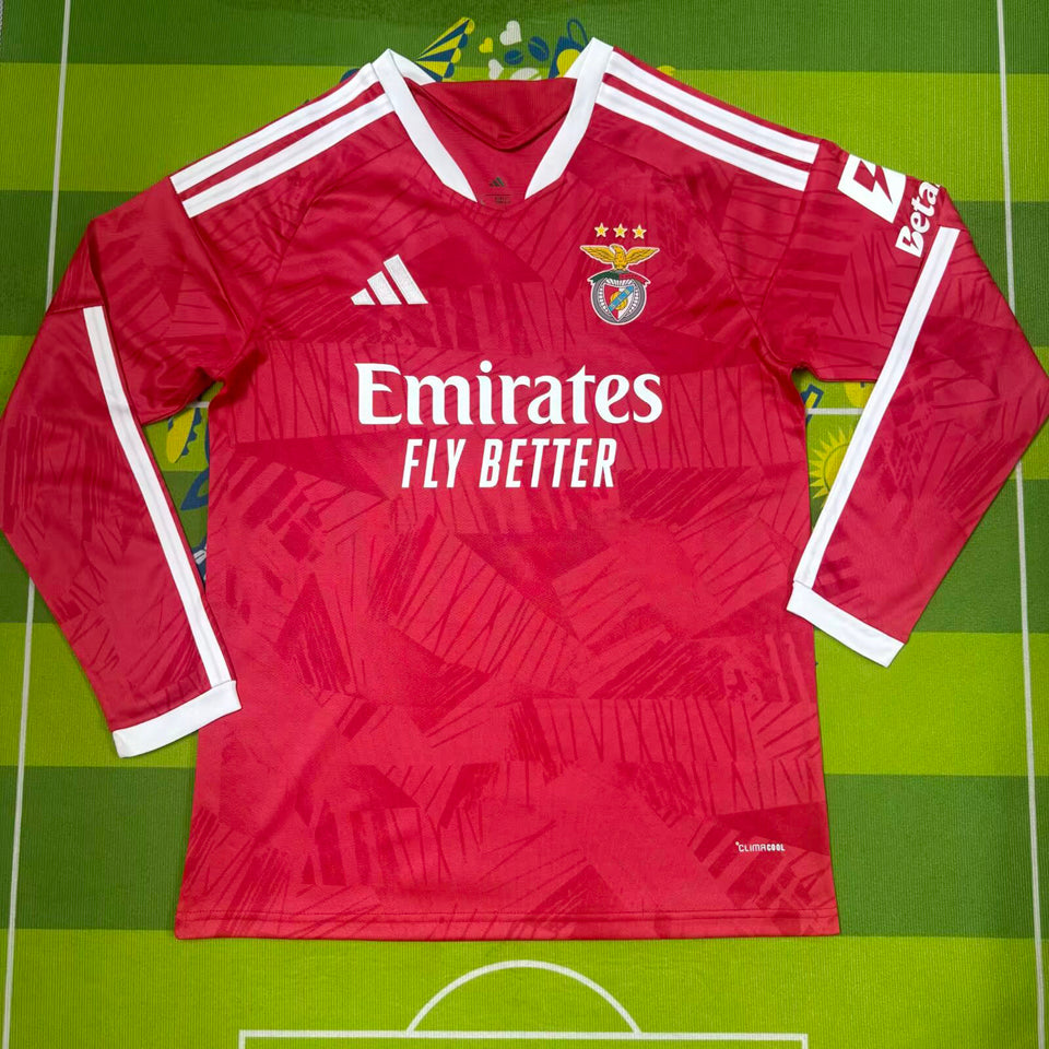 jersey 2026/27 benfica local manga larga versión fan