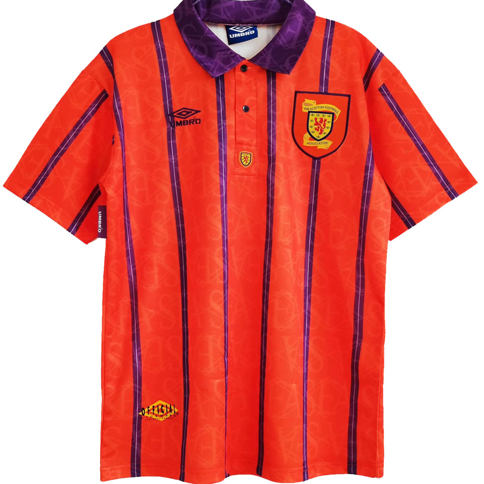 1994 scotland visitante versión fan selecciones retro