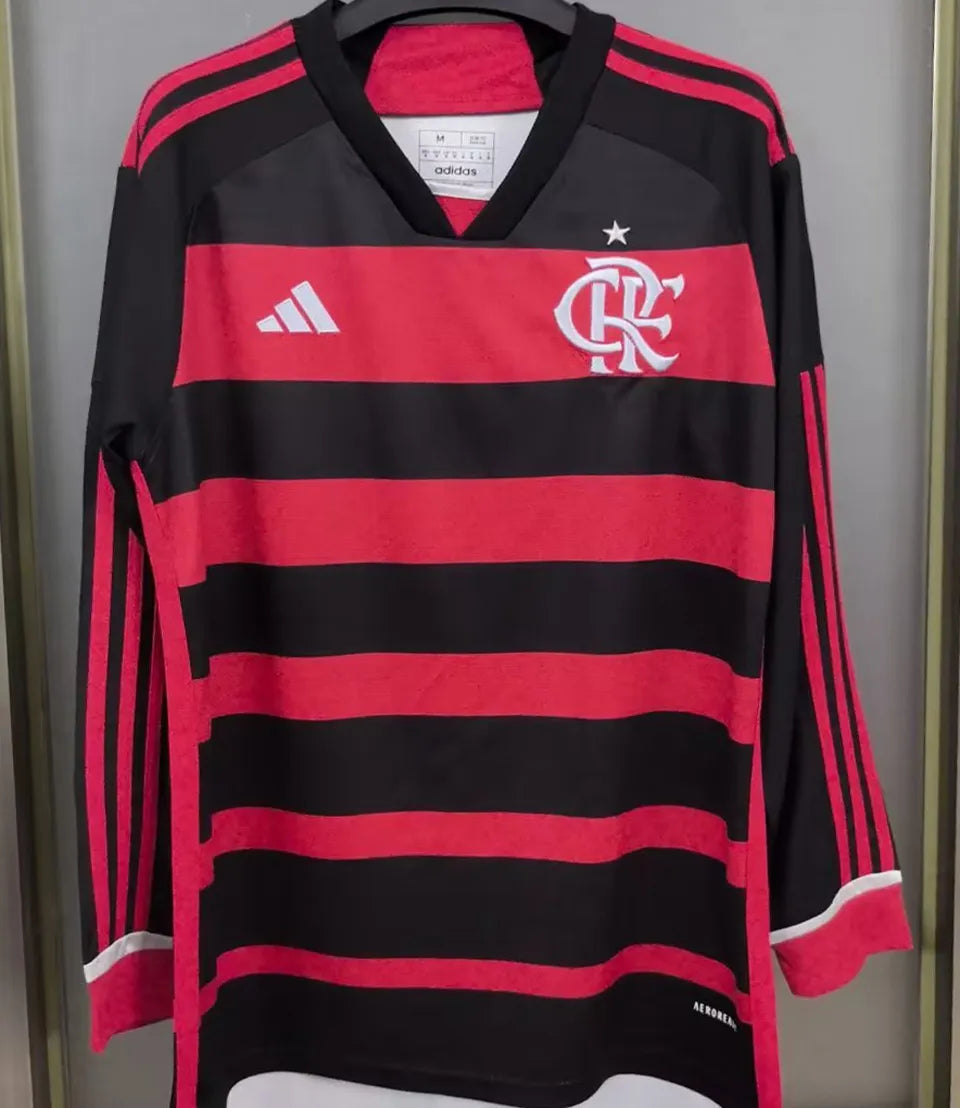 Jersey 2024/25 Flamengo Local Manga larga Versión Fan