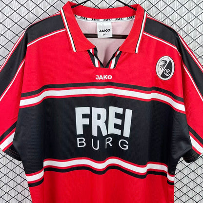 Jersey 2000/2001 Freiburg Local Manga corta Versión Fan Retro