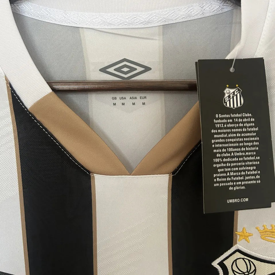 Jersey 2024/25 Santos Visitante Manga corta Versión Fan