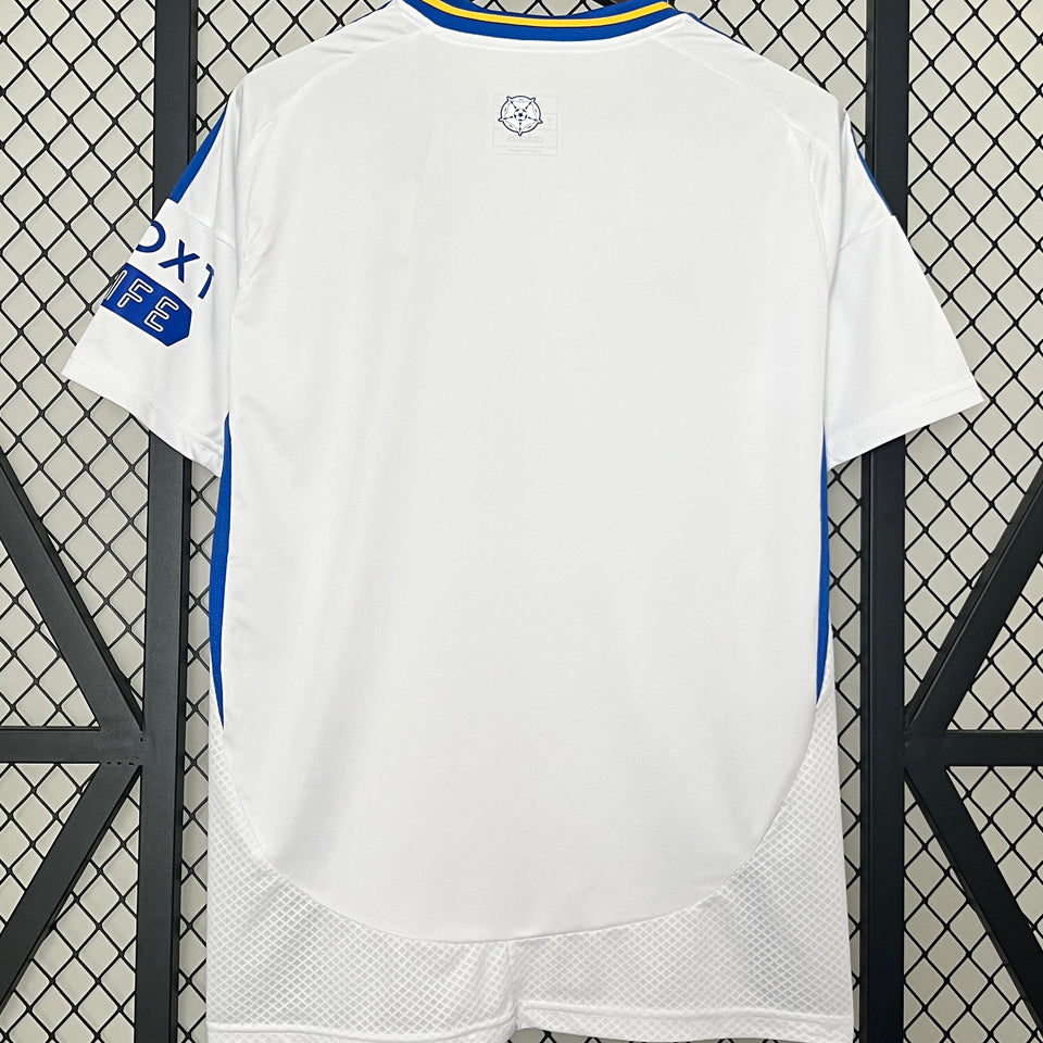 Jersey 2024/25 Leeds United Local Manga corta Versión Fan