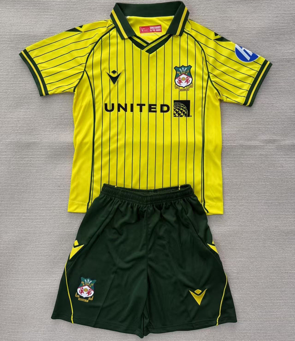 jersey 2025/26 wrexham visitante manga corta niño