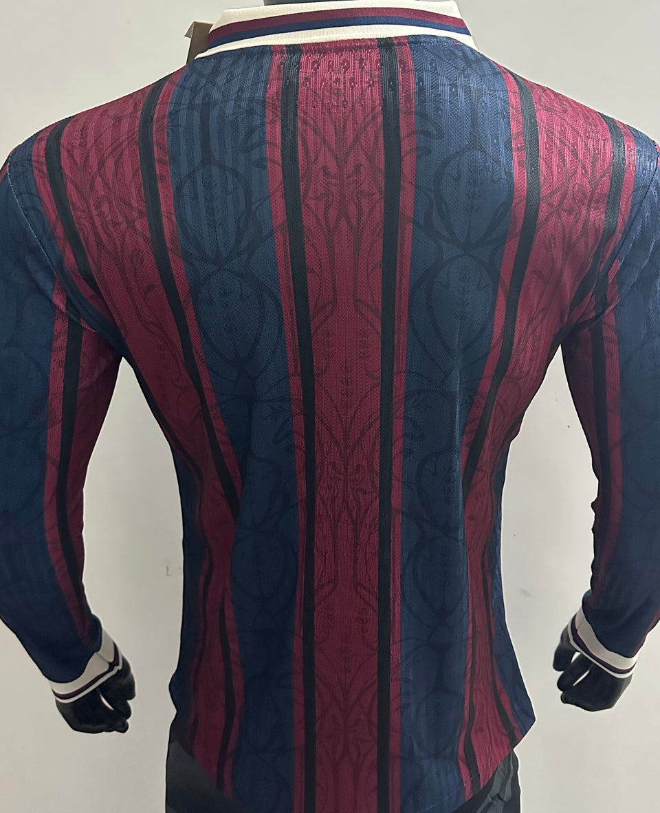Jersey 2025 Barcelona Especial Manga larga Versión Jugador Retro