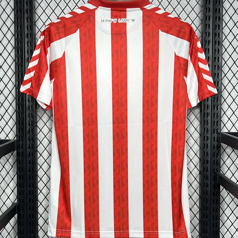 Jersey 2024/25 Sunderland Local Manga corta Versión Fan