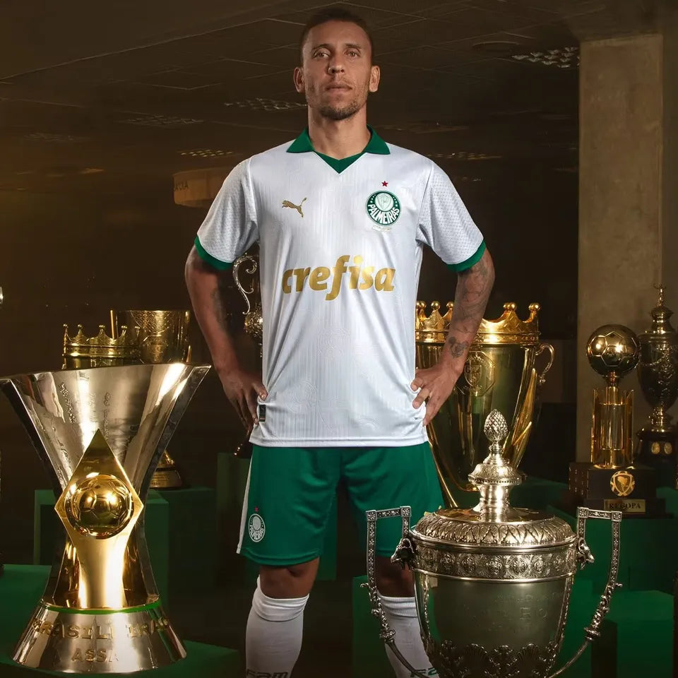 Jersey 2024/25 Palmeiras Visitante Manga corta Versión Fan