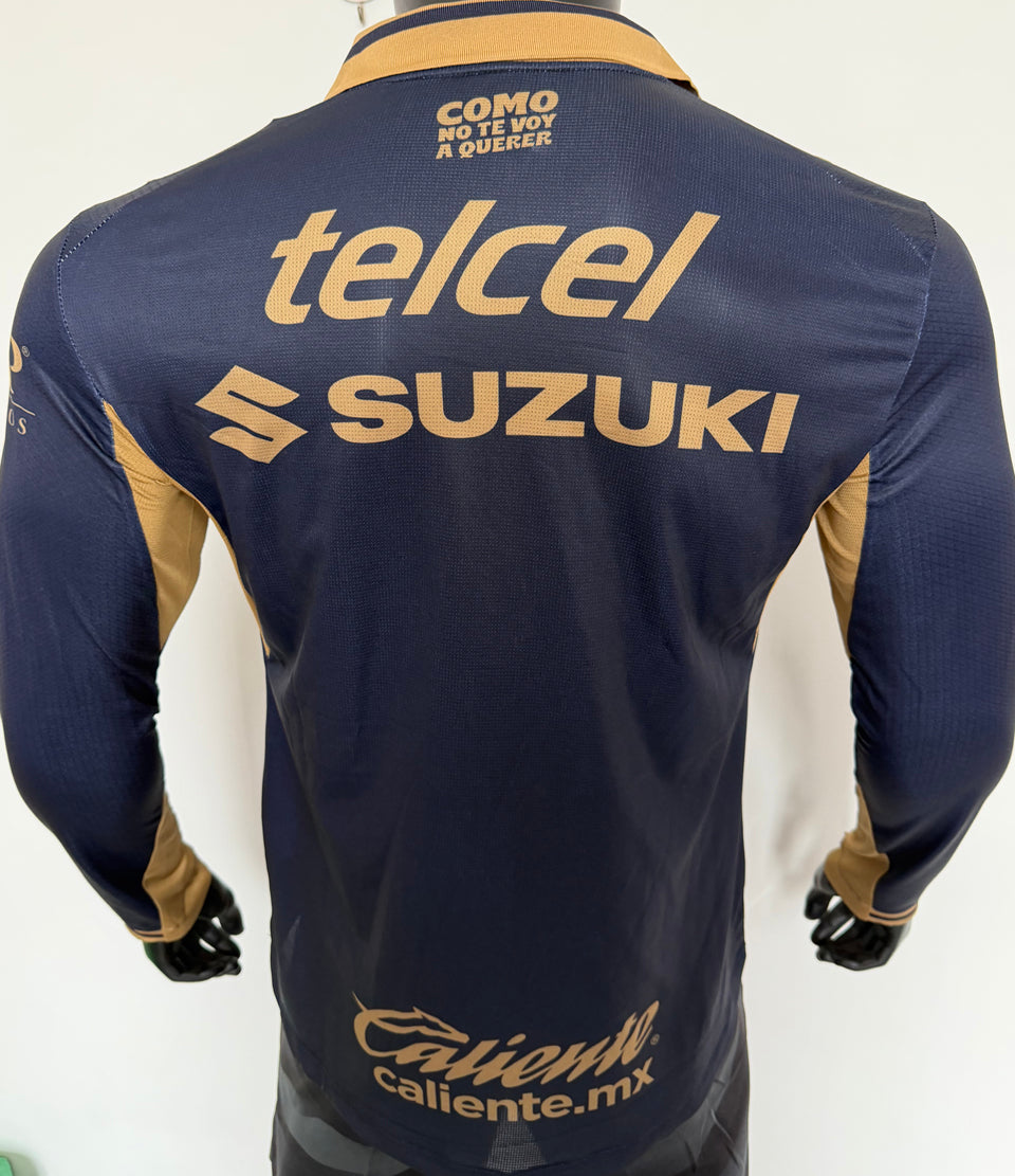 jersey 2026/27 pumas unam visitante manga larga versión jugador