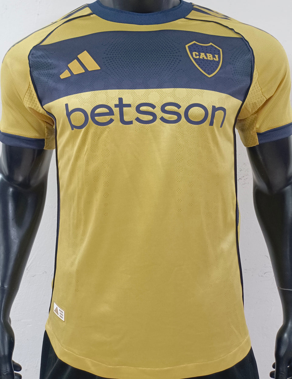 jersey 2025/26 boca visitante manga corta versión jugador