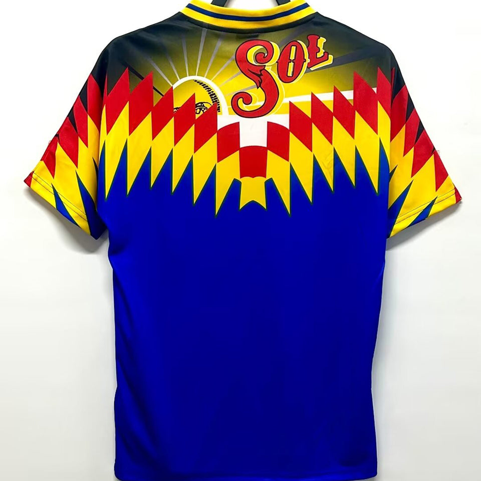 jersey 1995 club america visitante manga corta versión fan retro