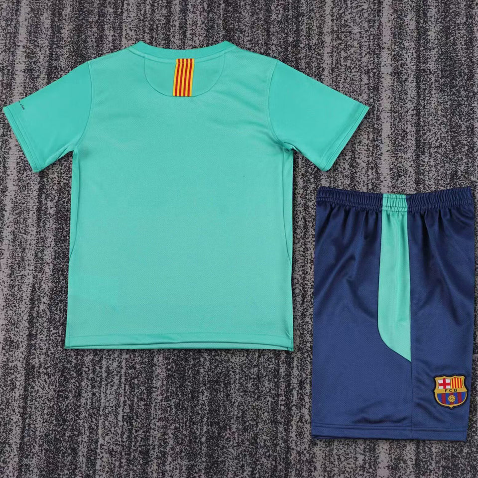 Jersey 2010/11 Barcelona Visitante Manga corta Niño Retro