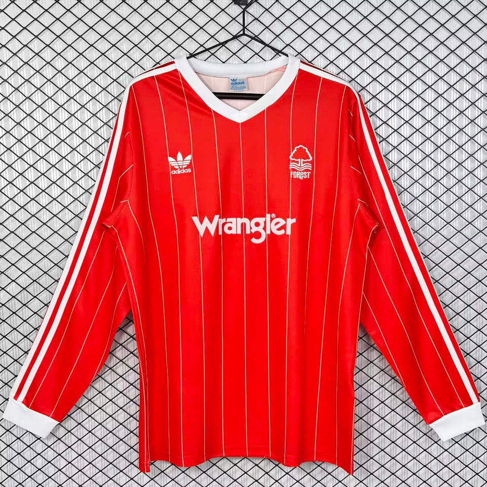 jersey 1982/1984 nottingham local manga larga versión fan retro