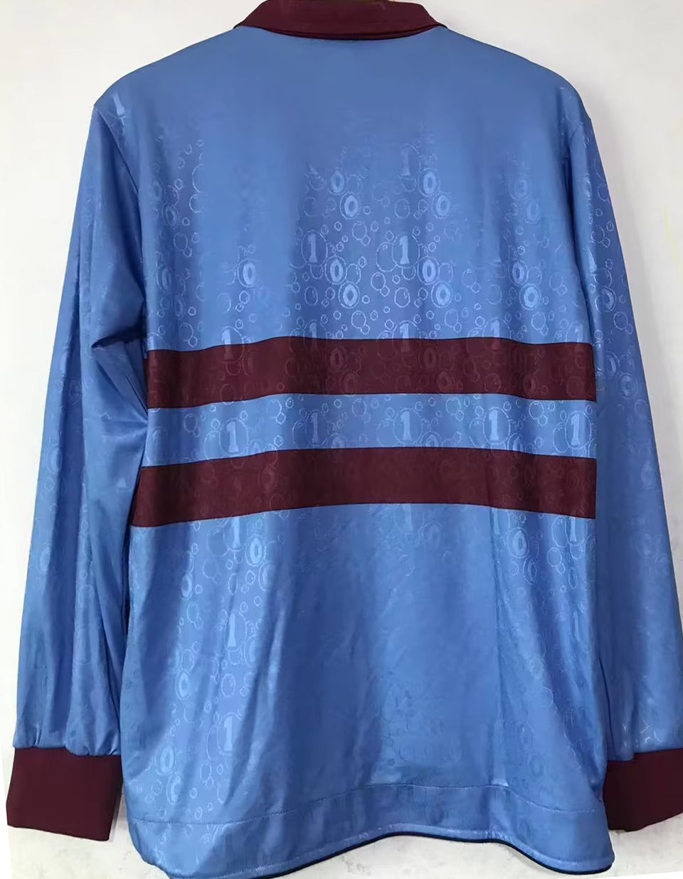 jersey 1995/97 west ham visitante manga larga versión fan retro