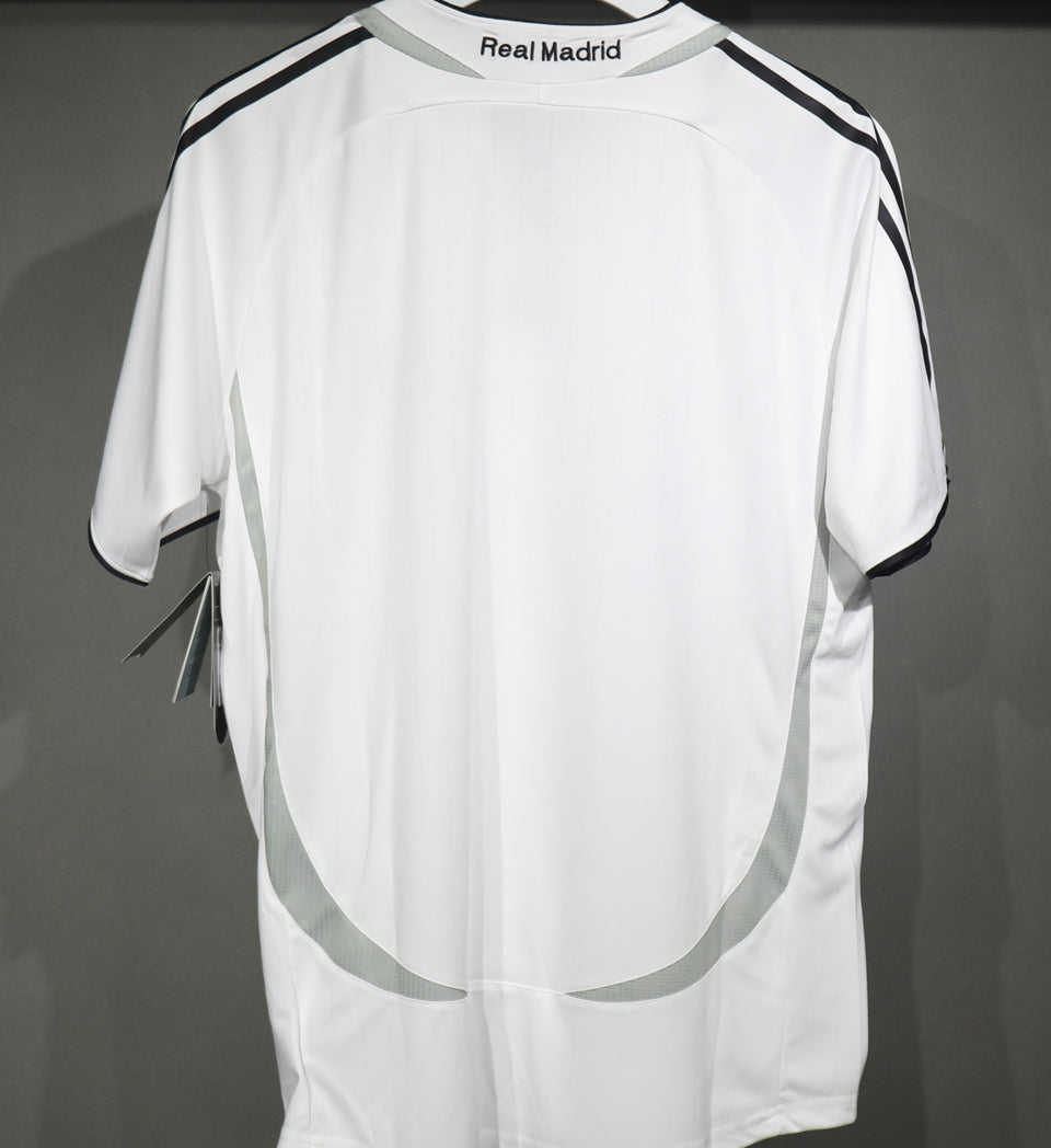 jersey 2006/07 real madrid local manga corta versión jugador retro